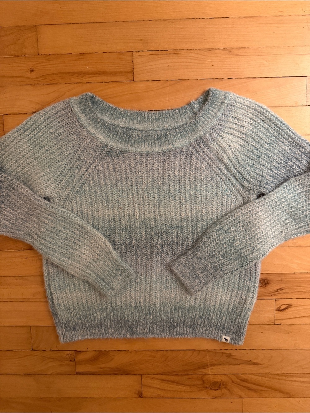 abercrombie kids Light Blue Crewneck Sweater